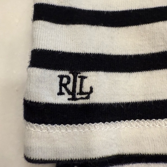 Lauren Ralph Lauren LOT Of 2 Women’s Tops 1 Navy 2X, 1 Black & White XXL - Picture 4 of 16